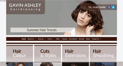 Desktop Screenshot of gavinashley.com